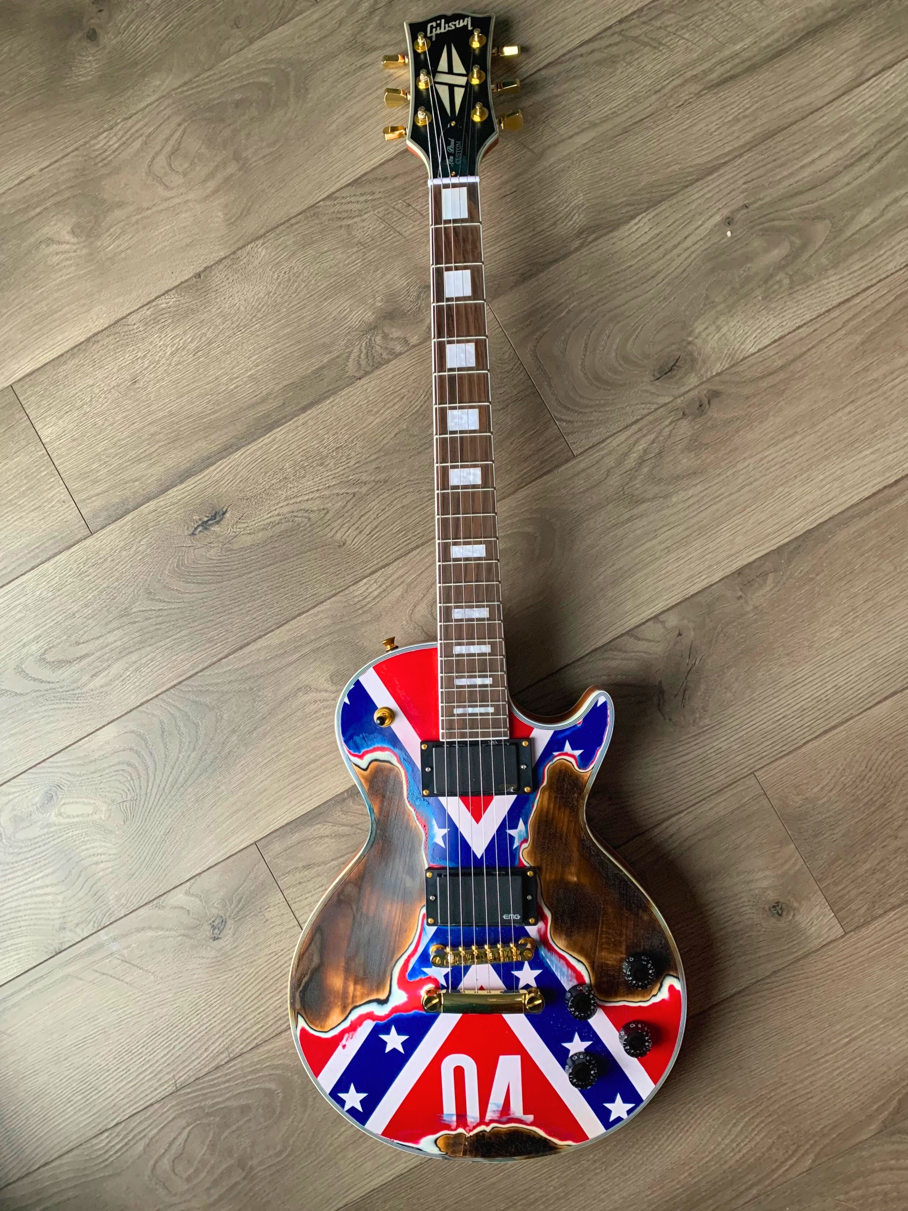 Gitara elektryczna typu Les Paul (kopia Gibson Relic)