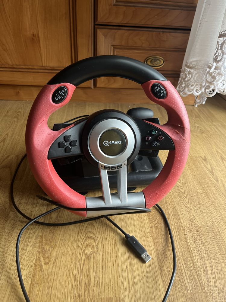 Kierownica QSMART Sepang SW8080 PRO + pedały, kompatybilna z PC, xbox