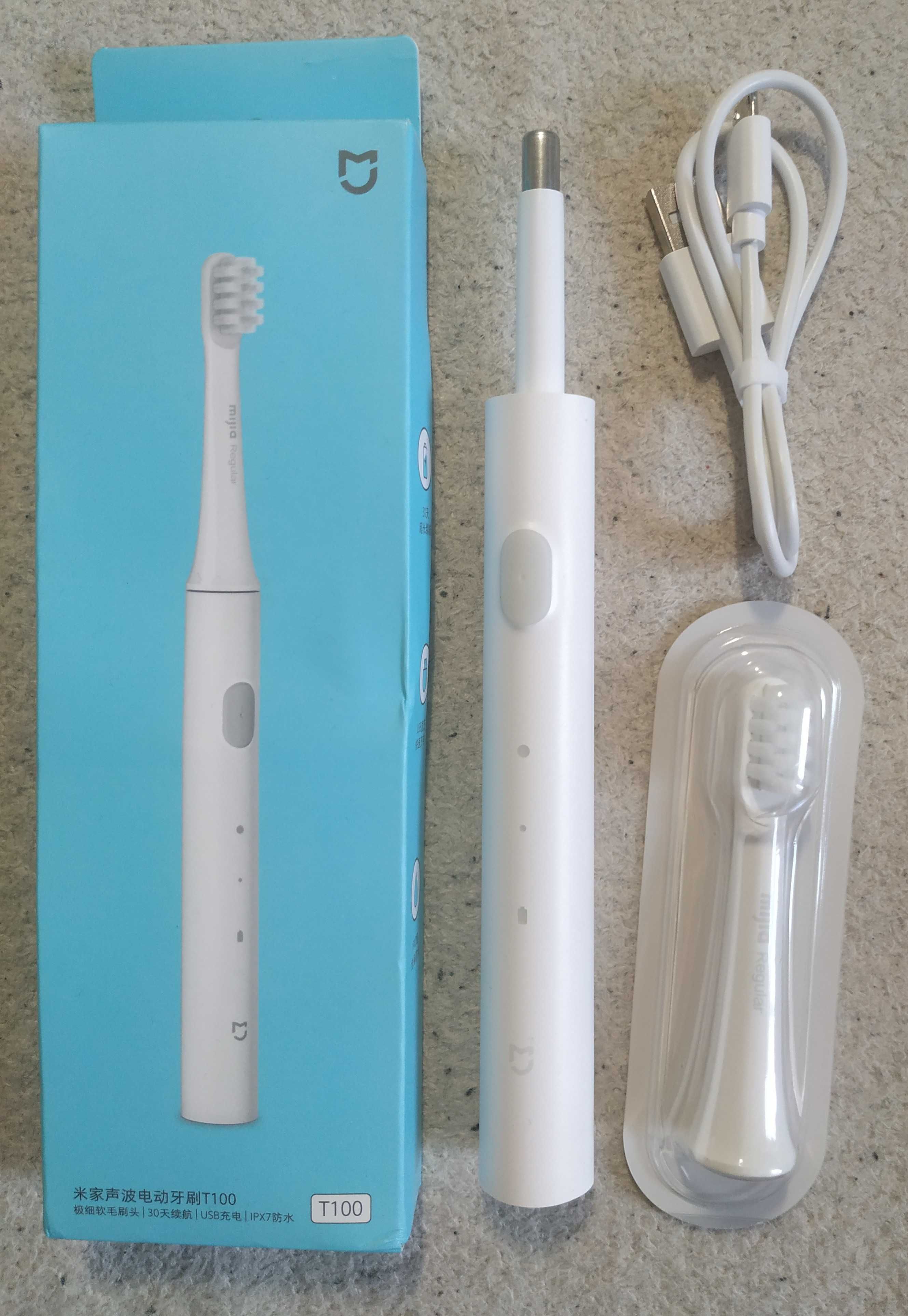 Аккумуляторная зубная щетка Xiaomi Mijia Sonic T100