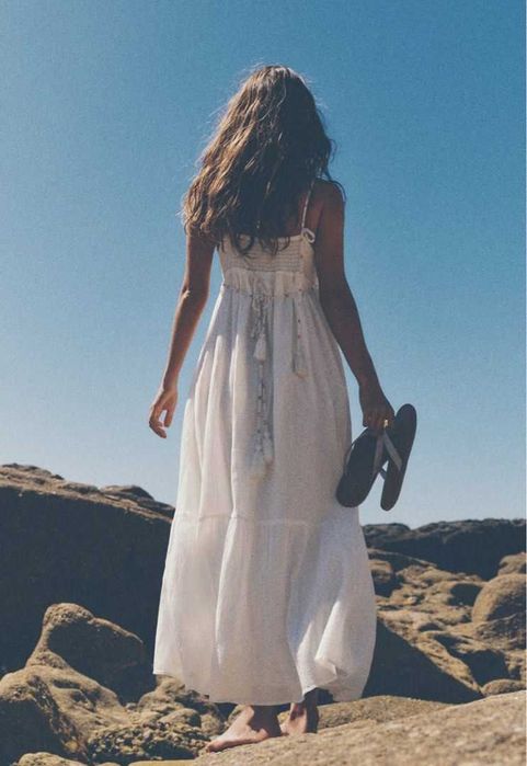 ZARA Luksusowa SUKIENKA z przeszyciami 100% bawełna CUDO M