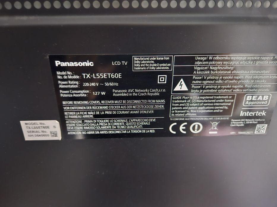 Telewizor Panasonic 55'' ultra slim 3D/SmartTV/FullHD/600Hz/USB/WiFi/