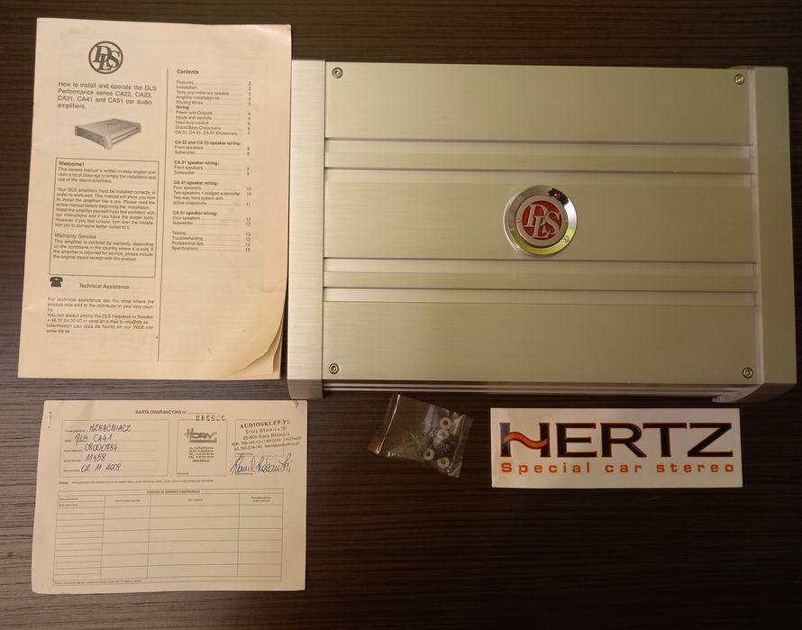 DLS CA41 wzmacniacz samochodowy