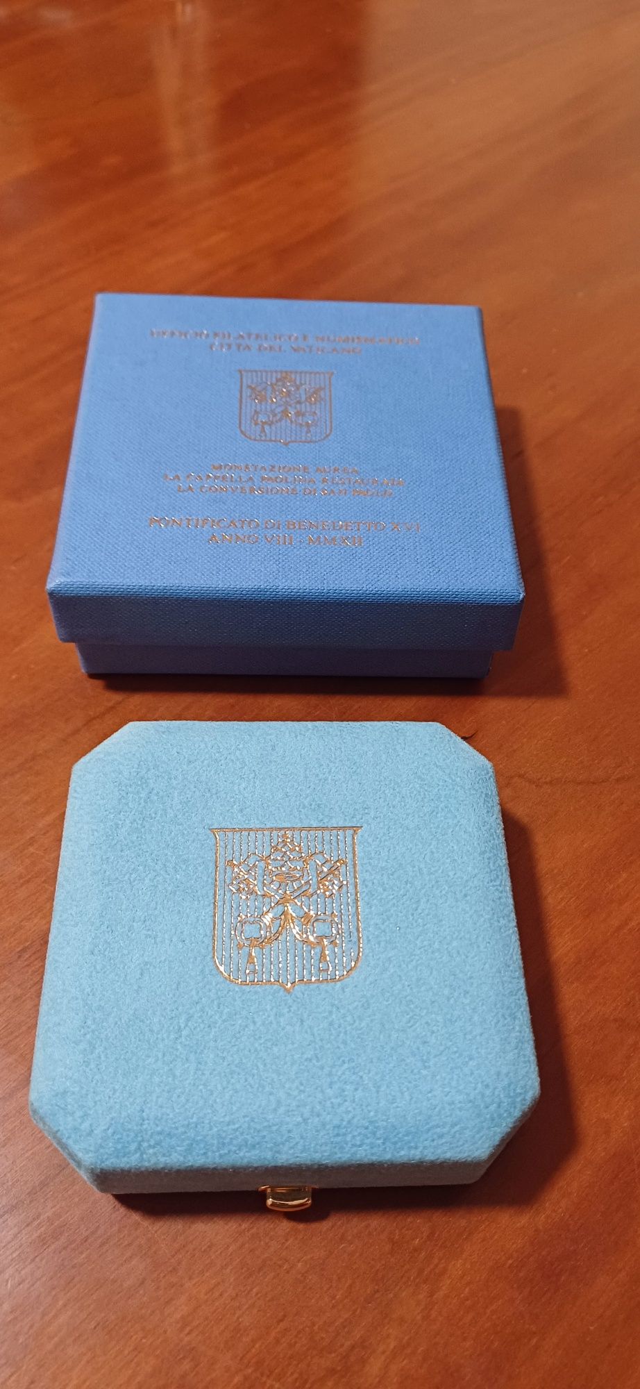 Moeda Ouro Vaticano Capela Sistina 2012