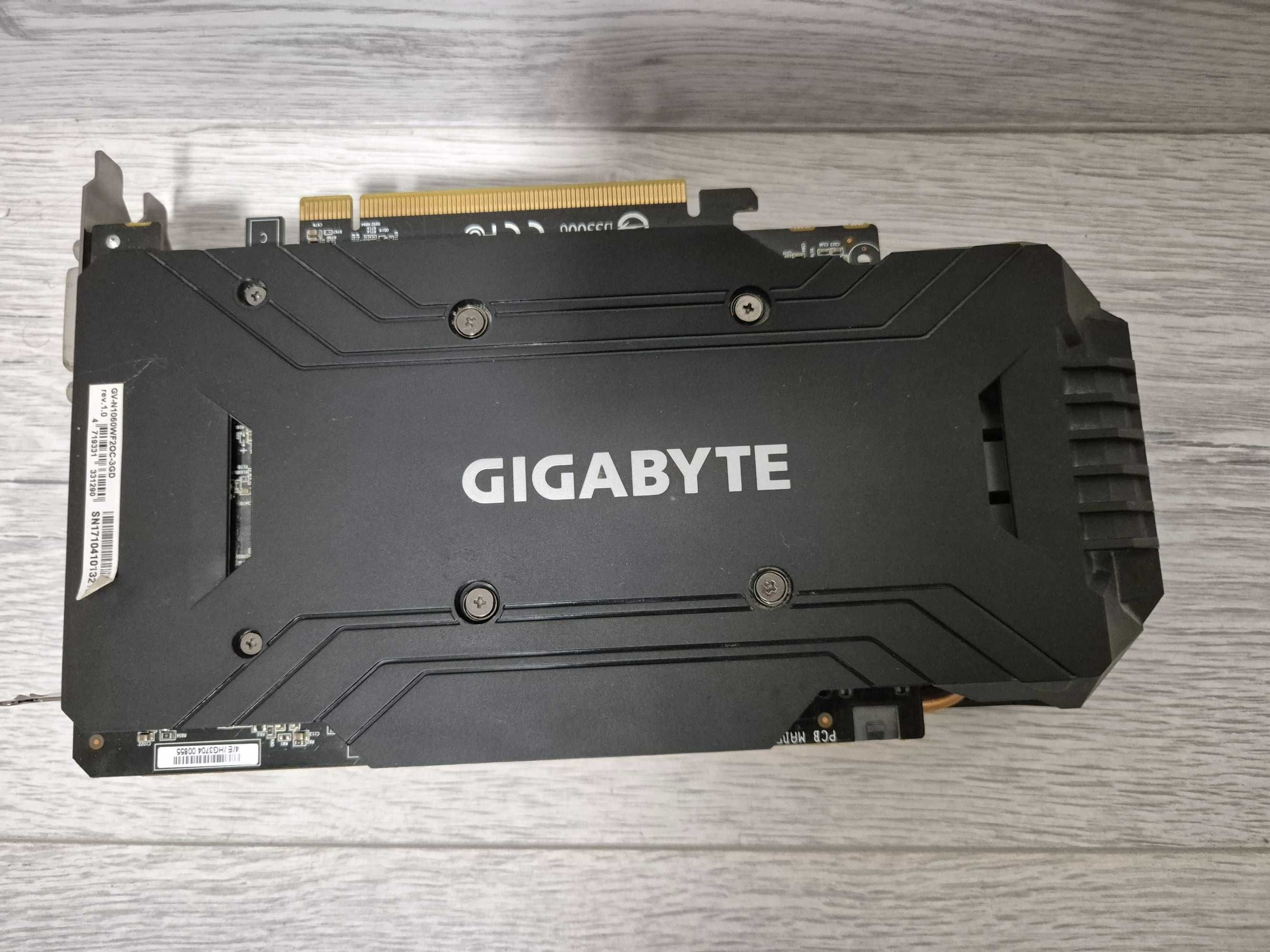 ігрова відеокарта GTX1060 3GB Gigabyte WF2 OC. 6pin. TRADE-IN