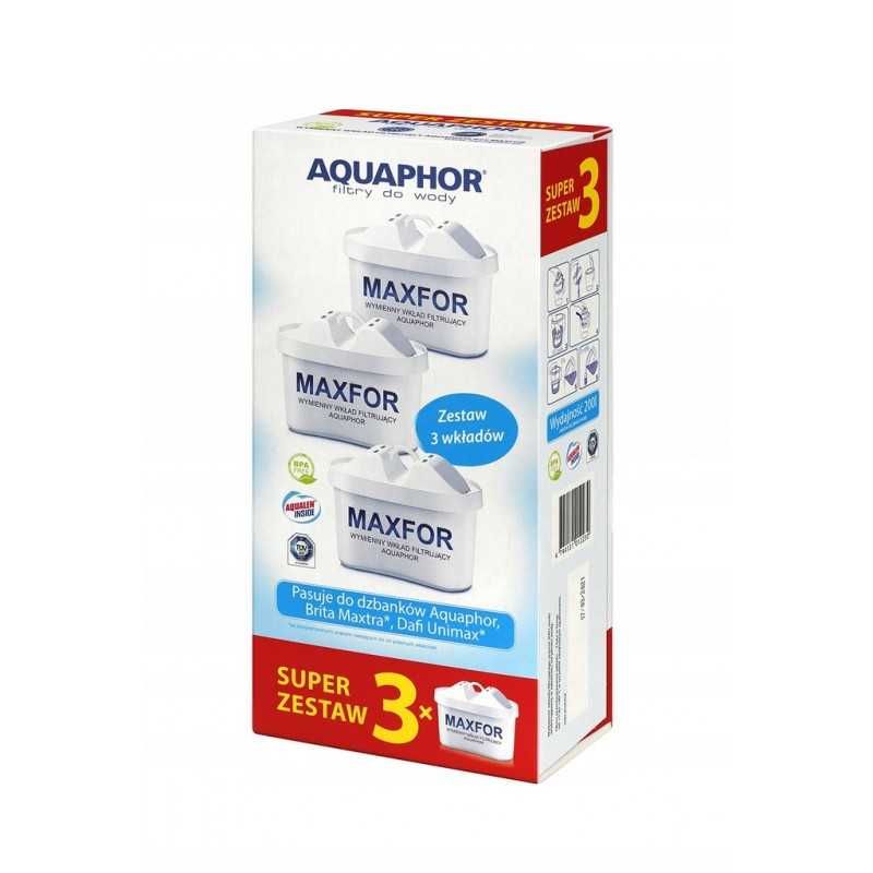 Wkład filtr aquaphor maxfor b100-25 zestaw 3 sztuk