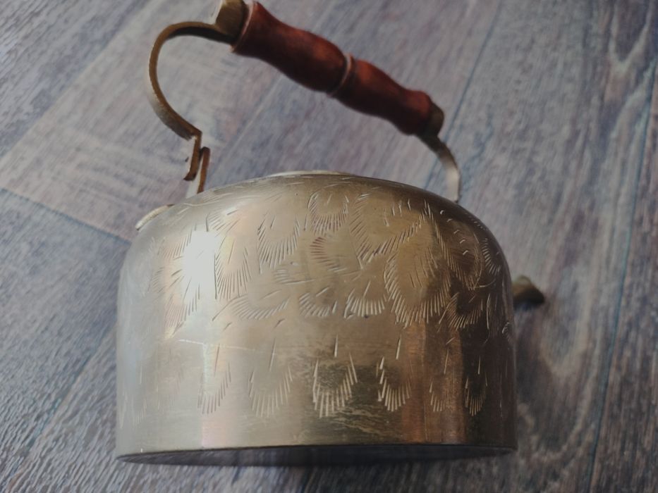 Czajnik Dzbanek Dzbanuszek Czajniczek Mosiężny