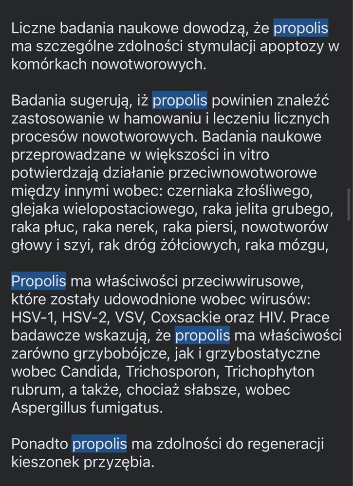 Propolis mocny w kropelkach