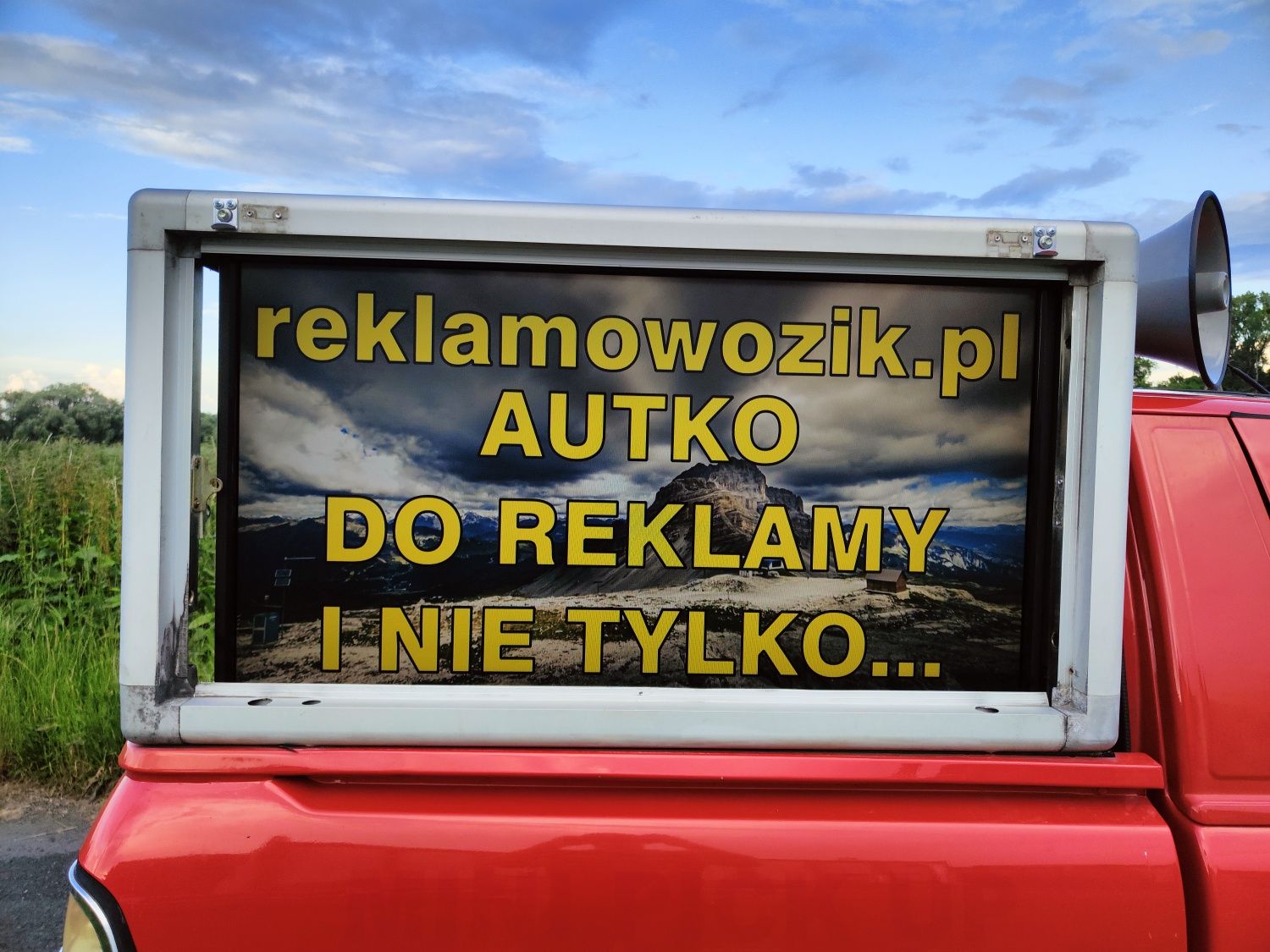 auto reklamowe DEZHOU FULU spr. z Niemiec Obraz full HD+dźwięk Zamiana