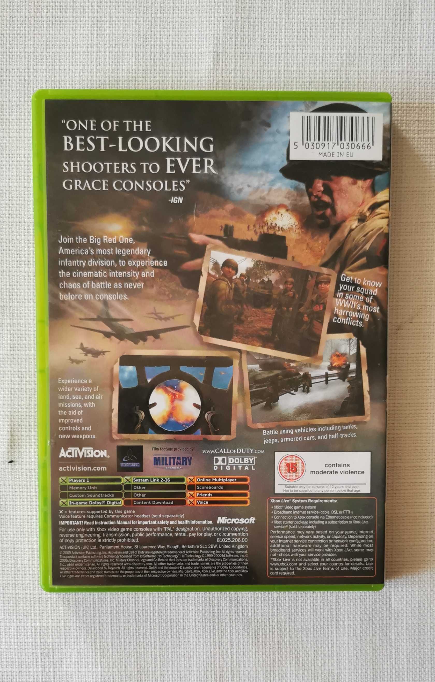 Gra Call of Duty 2 Big Red One Xbox Classic
