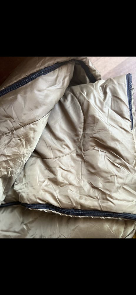 Спальный мешок одеяло спальник турист хаки