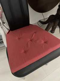 Poduszka na krzeslo x2 z ikei czerwona