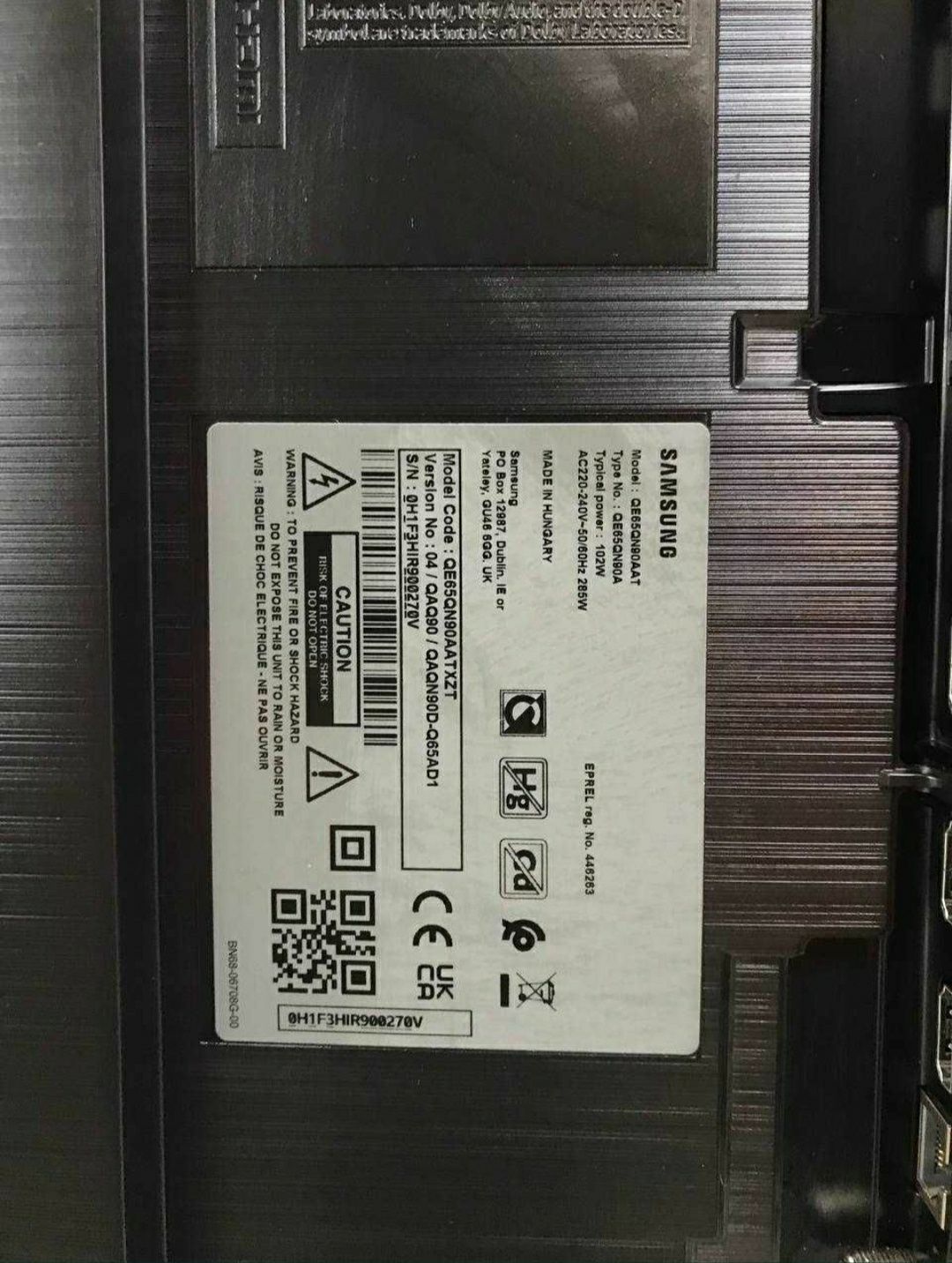 Samsung NeoQled  MiniLed  120гц 10bit QE65QN90A