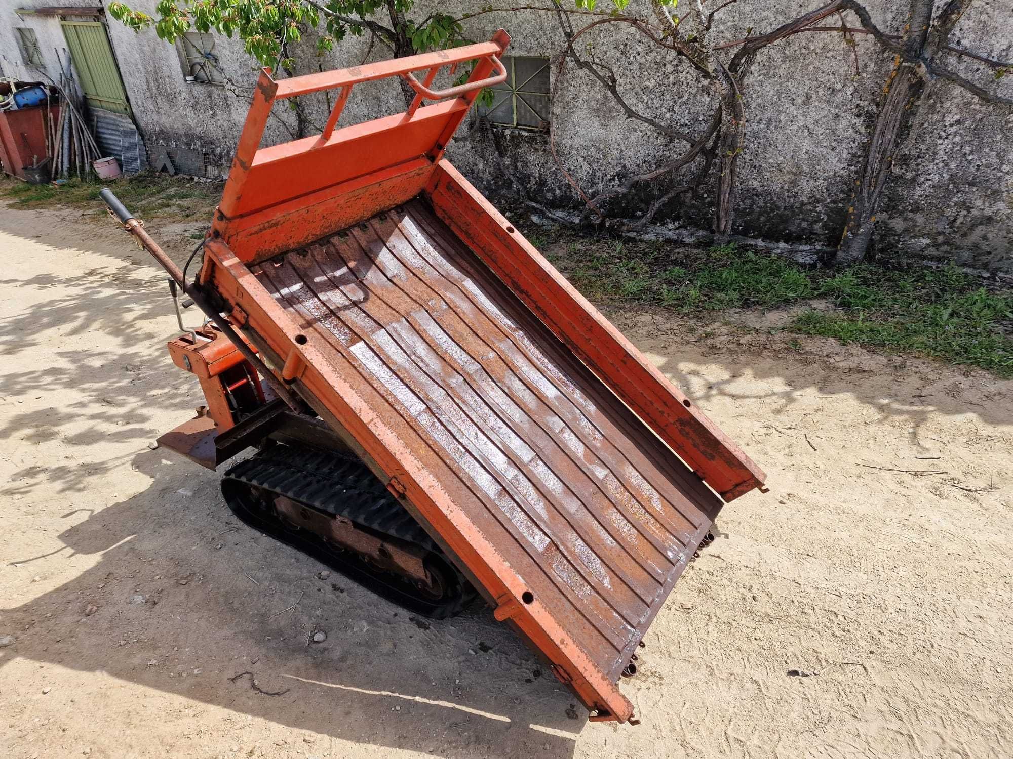 Mini dumper / Carro de mão de lagartas basculante a motor - GC-530