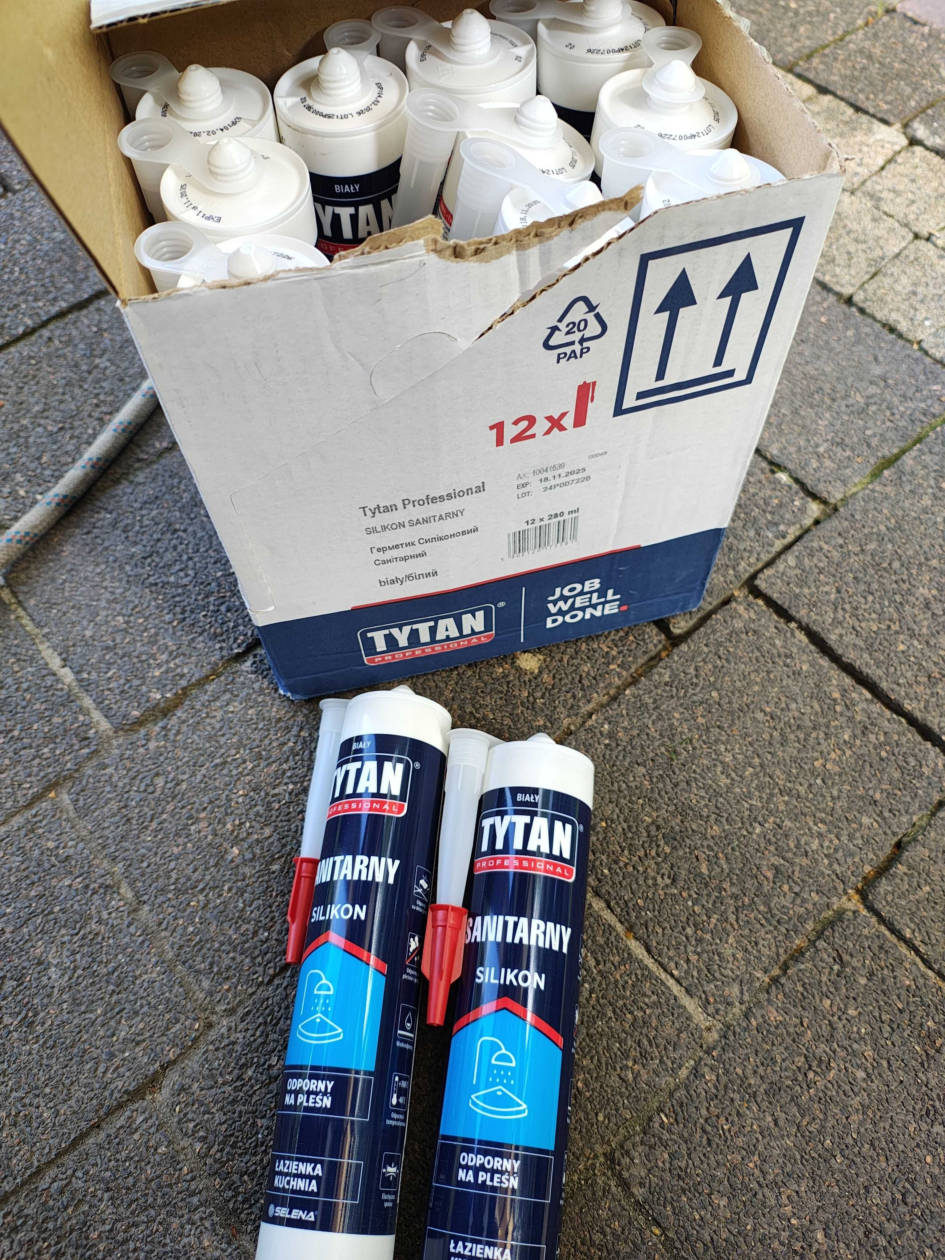 Silikon Sanitarny Tytan Professional 280ml Biały