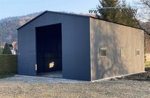 Garaż blaszany 8m x 9m