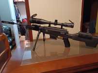 Espingarda de calibre 4.5 como nova