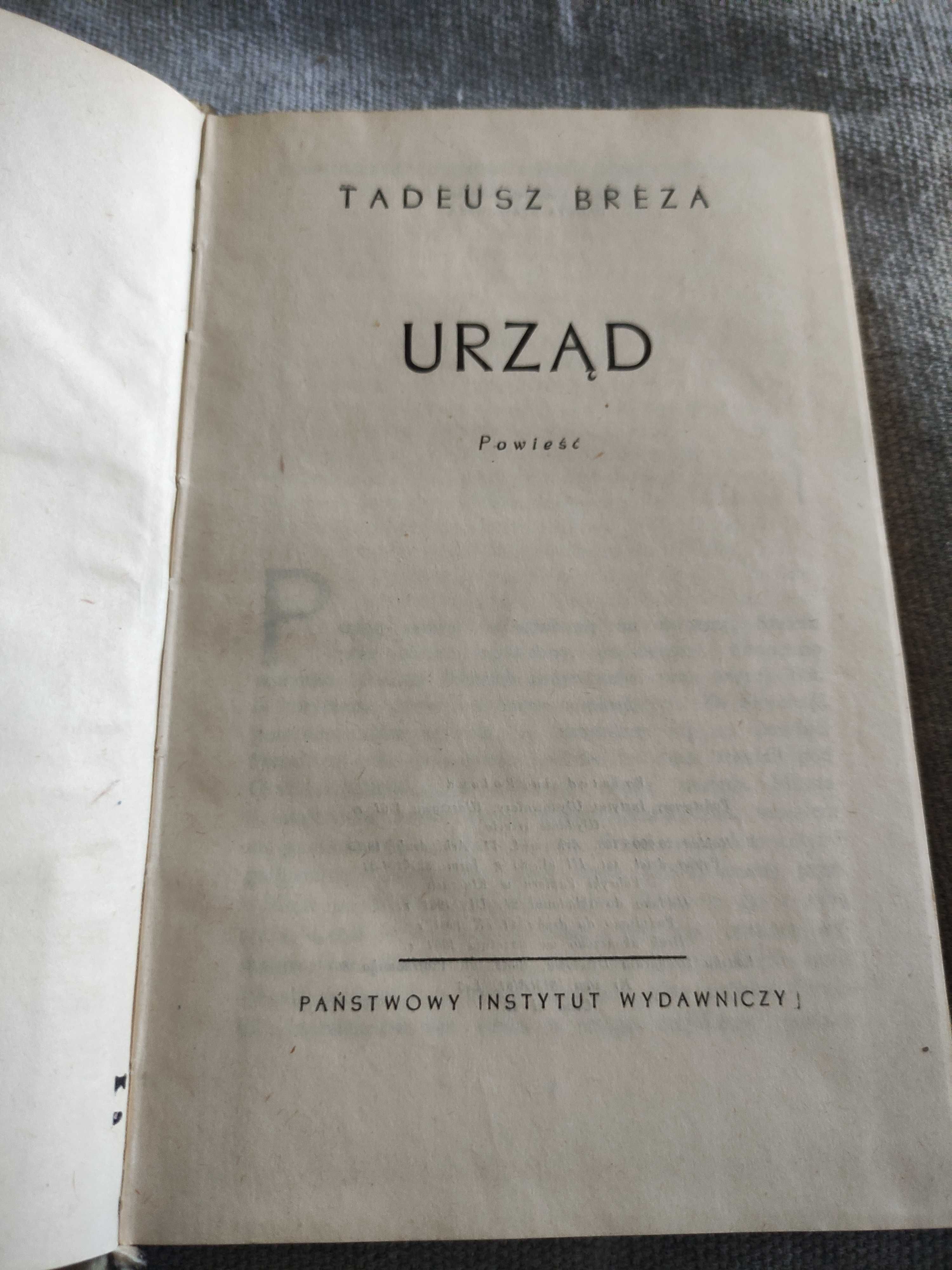 Tadeusz Breza Urząd