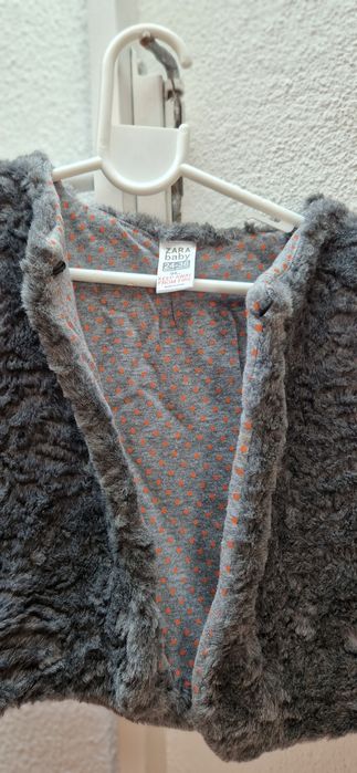 Colete de pêlo da Zara p/ bebé 24-36 meses ou 94 cm