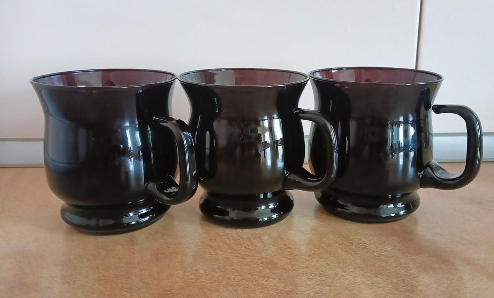 Szklanki vintage huta szkła Tarnowiec