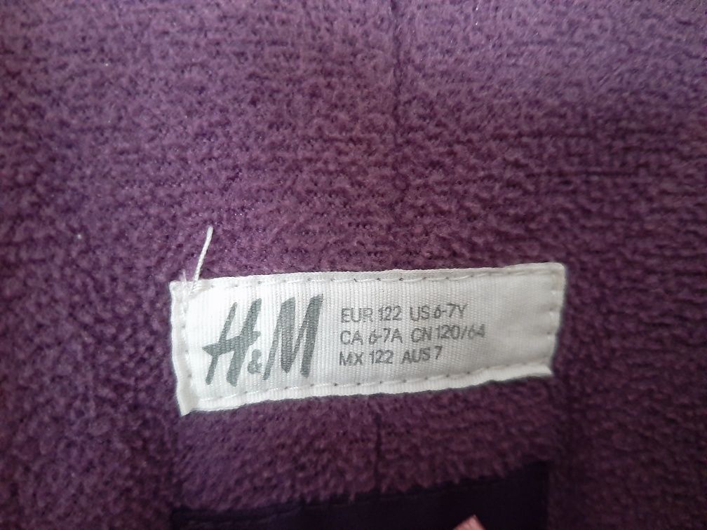 Kurtka zimowa dziewczęca 122 h&m