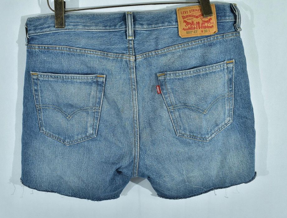 Levis 501 Ct Męskie Spodenki Jeansowe Bermudy 33