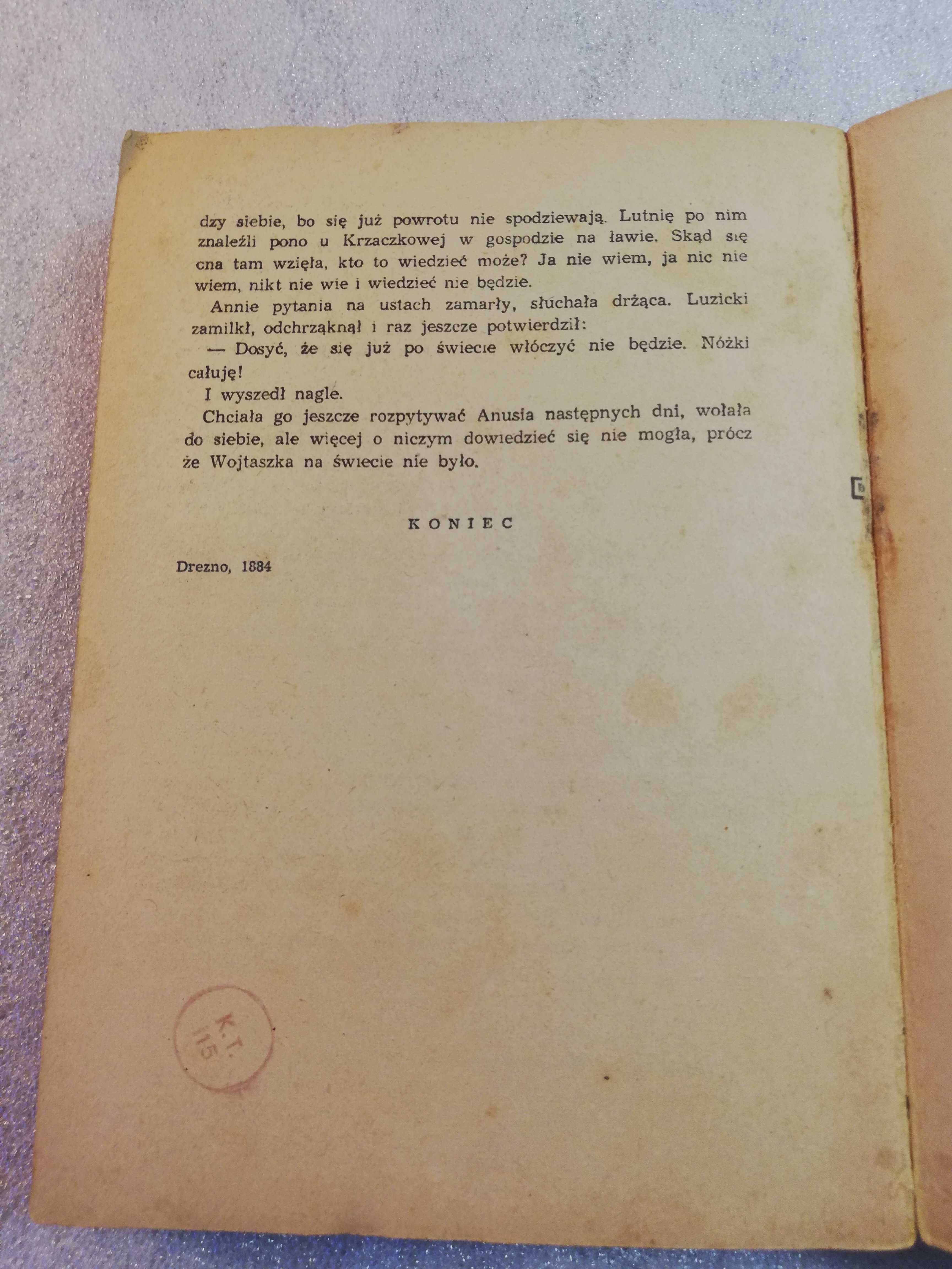 Banita - Józef Ignacy Kraszewski - wydanie VI - 1956 rok