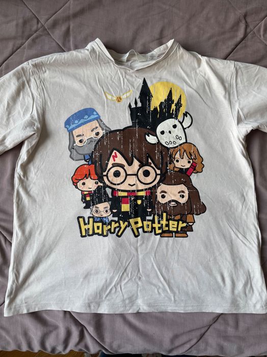 H&M beżowy T-shirt  146 / 152 Harry Potter
