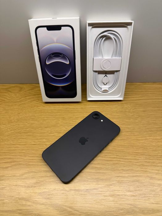 Apple Iphone 16e 128GB Black. Stan 10/10 ! Gwarancja Apple!