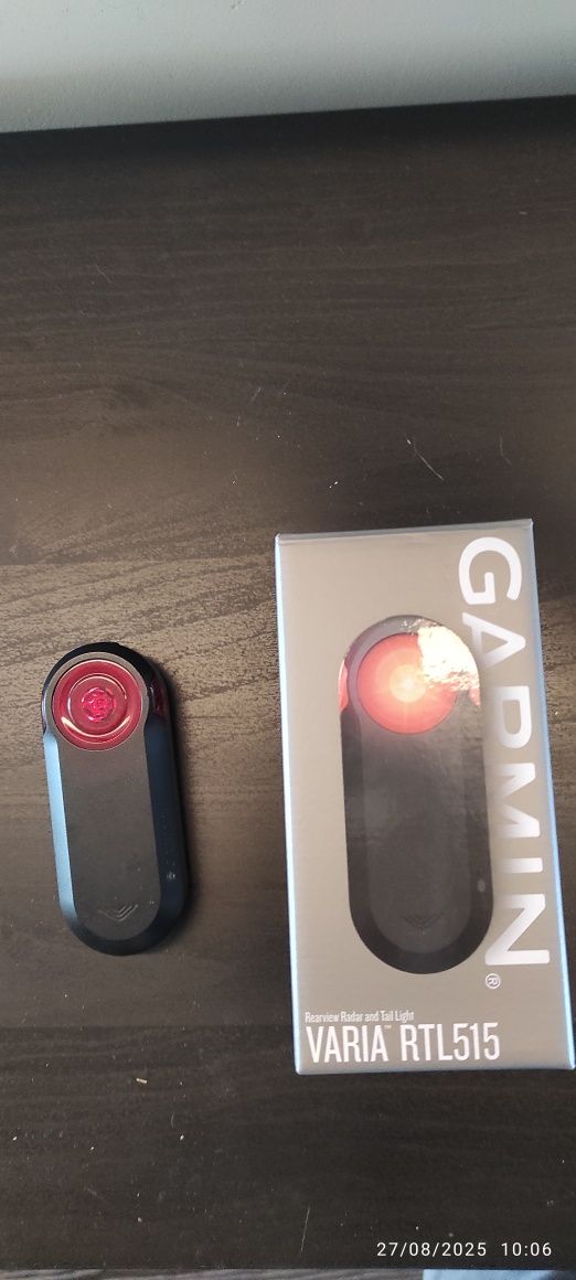 Luz traseira com radar Garmin Varia RTL 515
