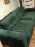 Art deco-sofa klubowa  z funkcja spania i pojemnikiem na posciel