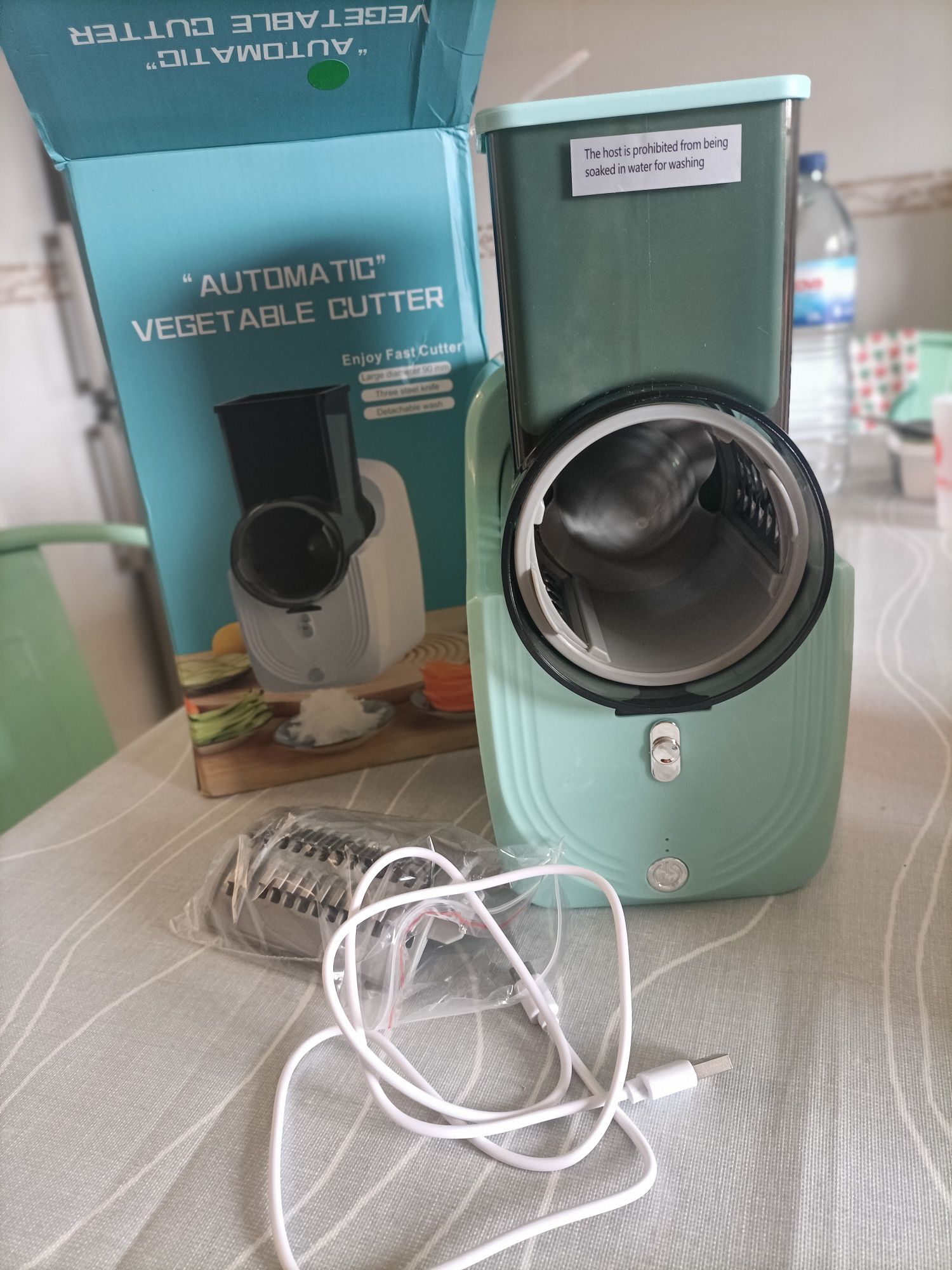 Máquina de cortar vegetais automática