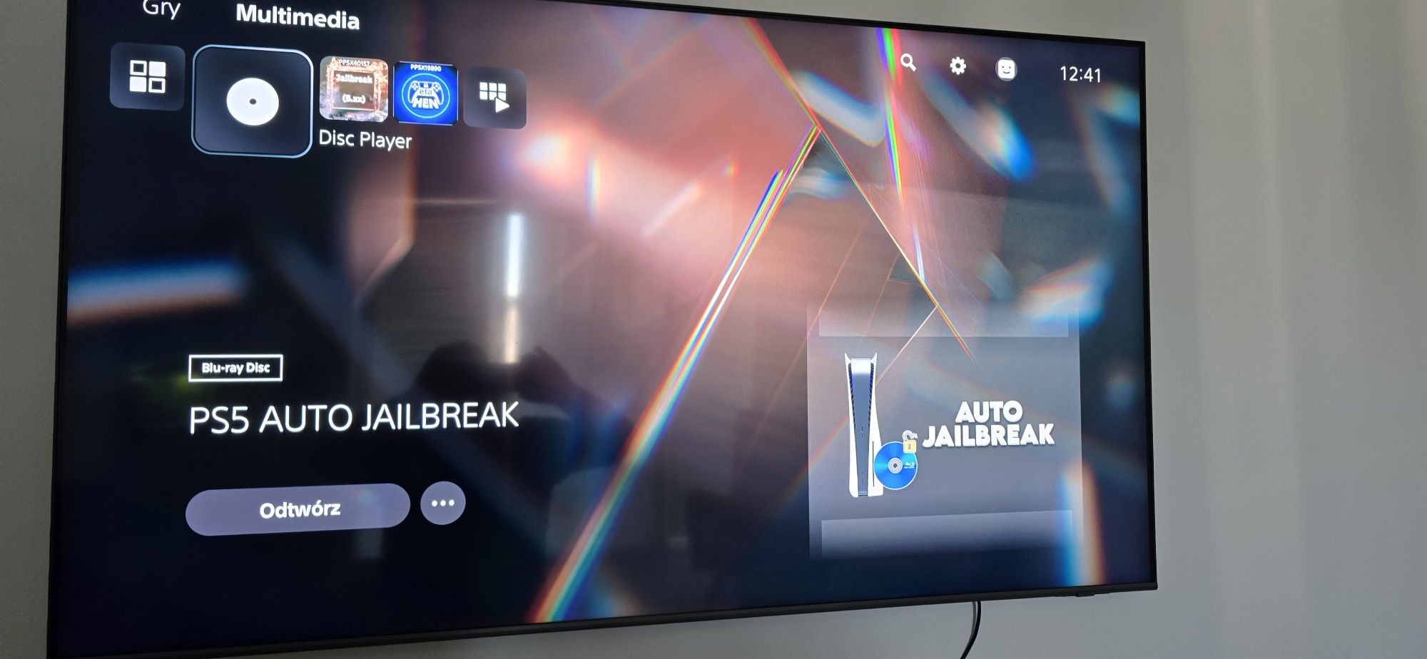 Playstation 5 ps5 jailbreak jarloader 1.00-7.61 bluray