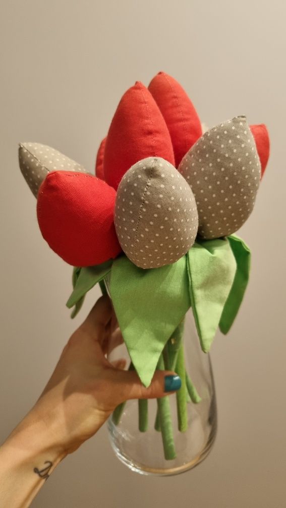 Homemade tulipany