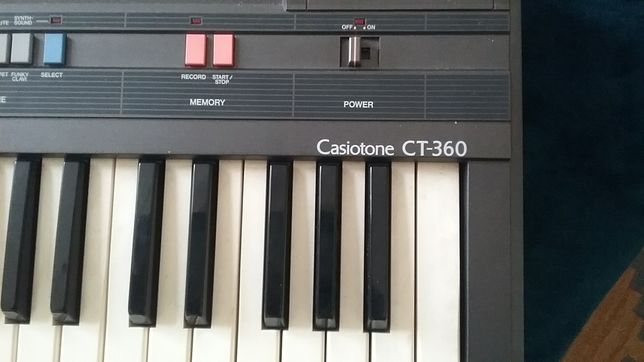 Teclado piano órgão CASIO CT360 VINTAGE 80s