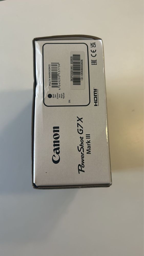Canon PowerShot G7X Mark III - Preto