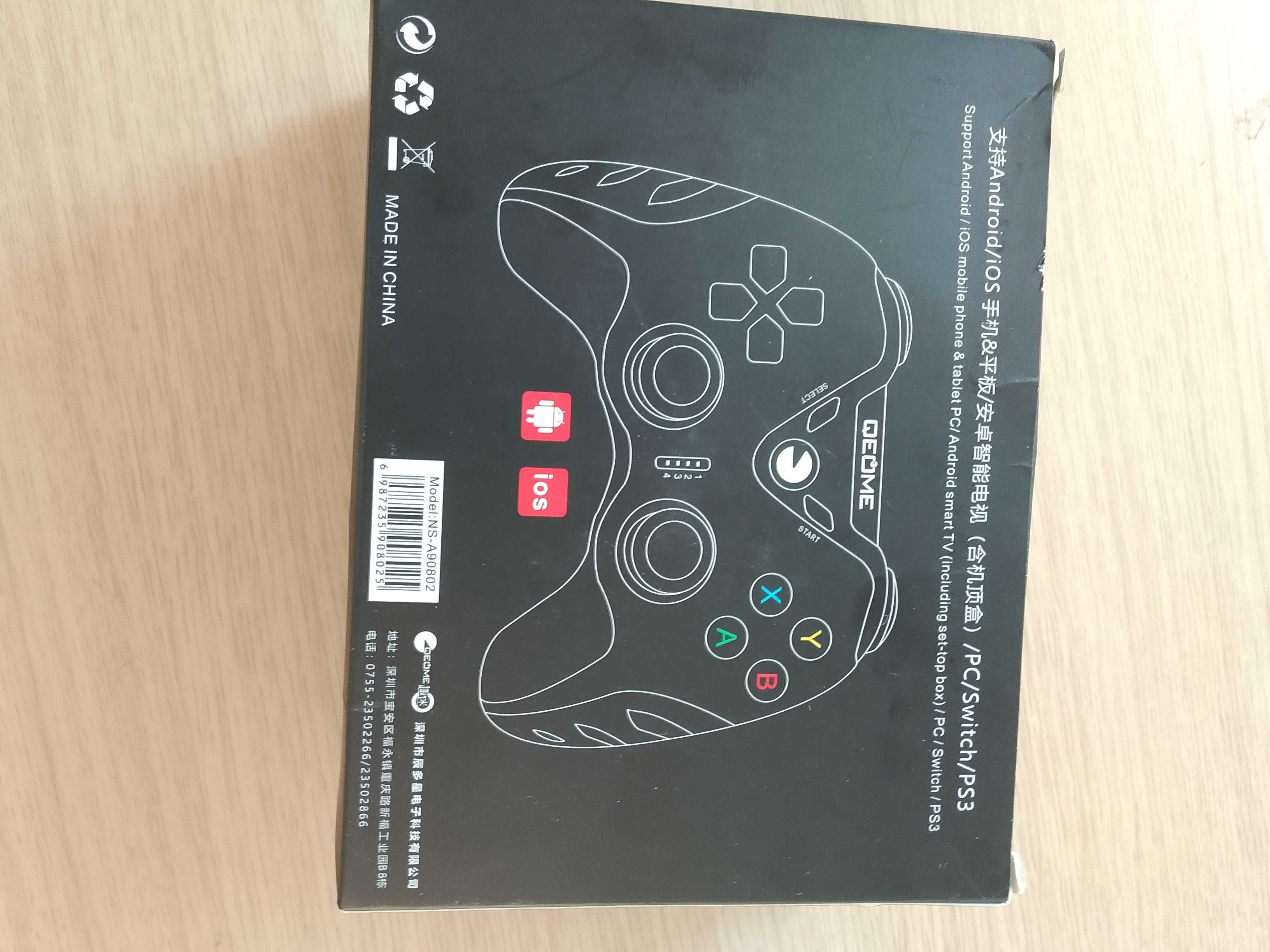 gamepad kontroler bluetooth pad android box ps3