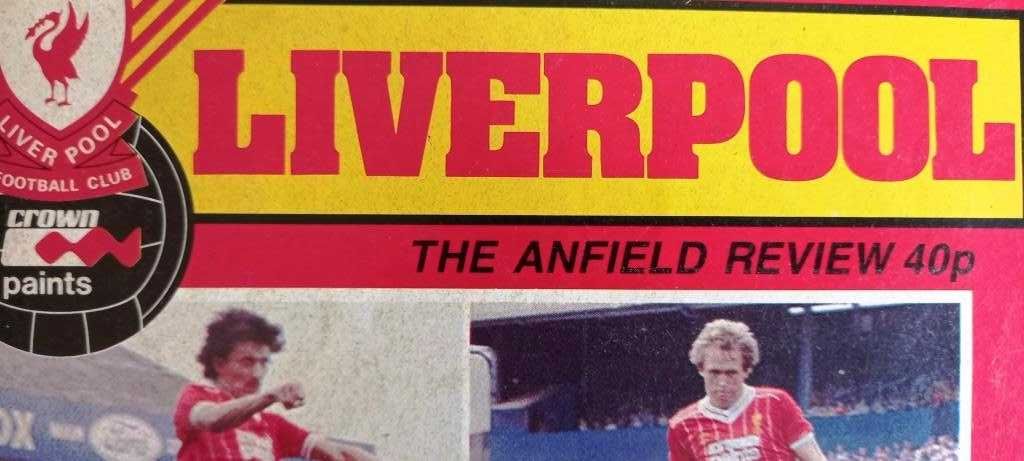 Revista Oficial Liverpool – Especial Liverpool-Benfica - 1984