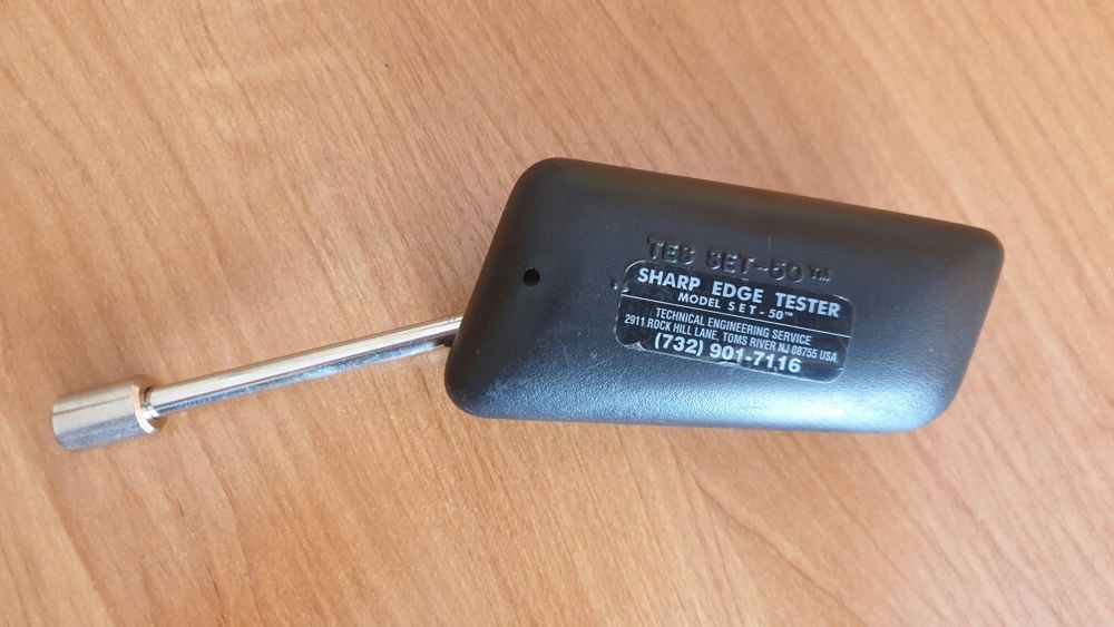 Tester ostrych krawędzi Sharp Model SET-50 ™