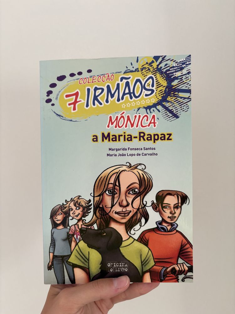 Livro “7 Irmãos: Mónica - a Maria-Rapaz
