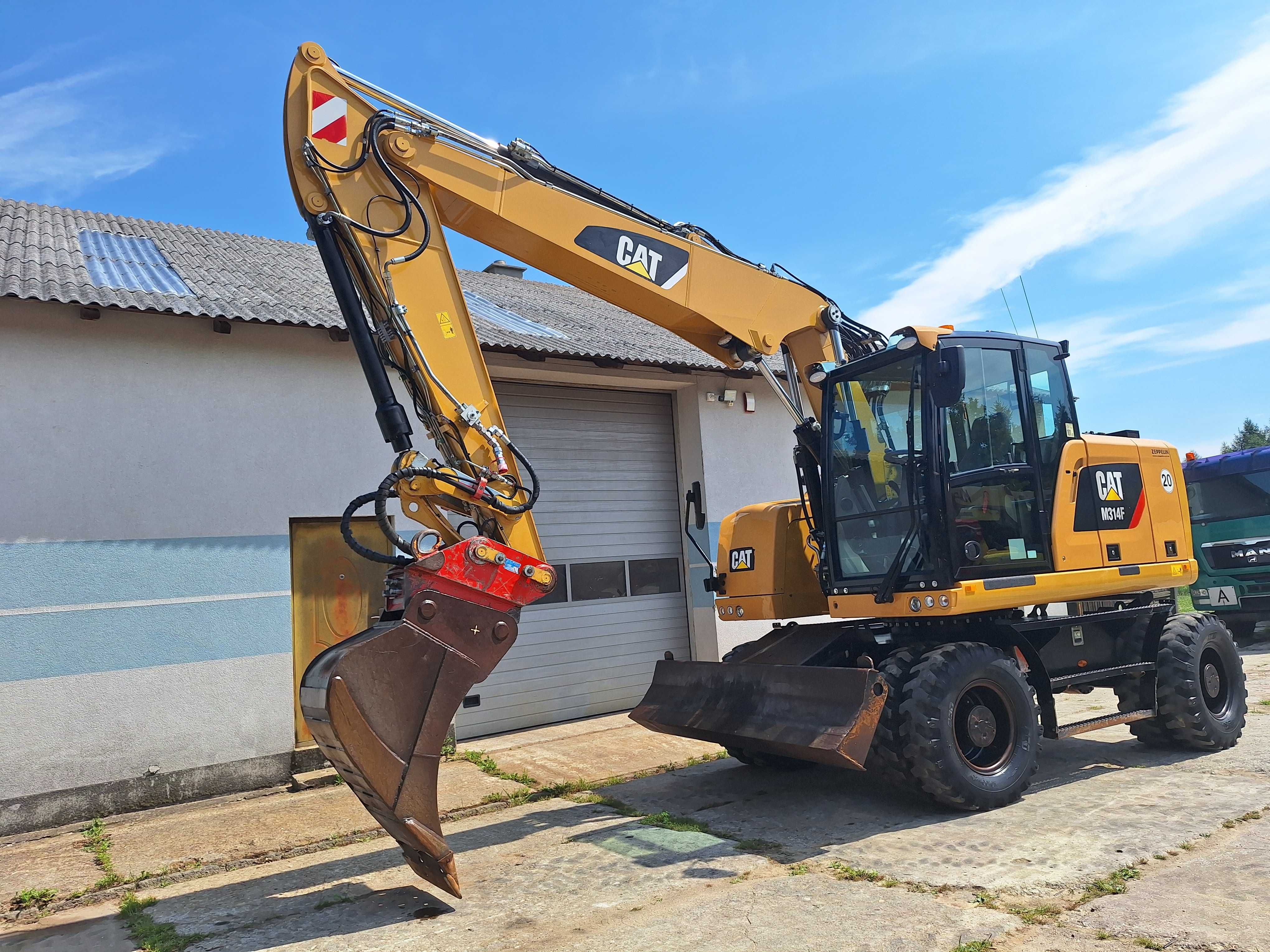 CAT 314F, rok 2017 z niemiec