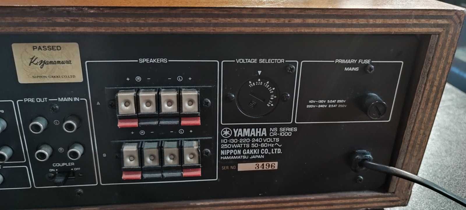 Yamaha CR-1000 ресивер vintage