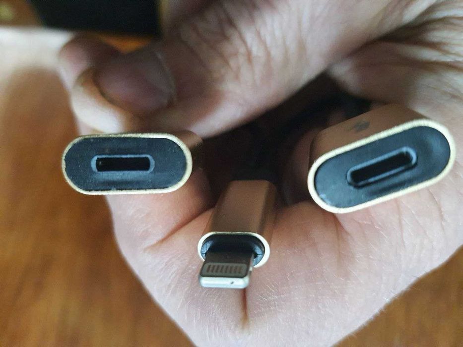 переходник адаптер AUX 3.5мм. Apple Lightning. type-c 56