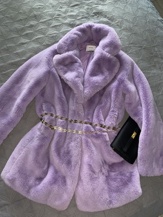 Шуба мех bershka
