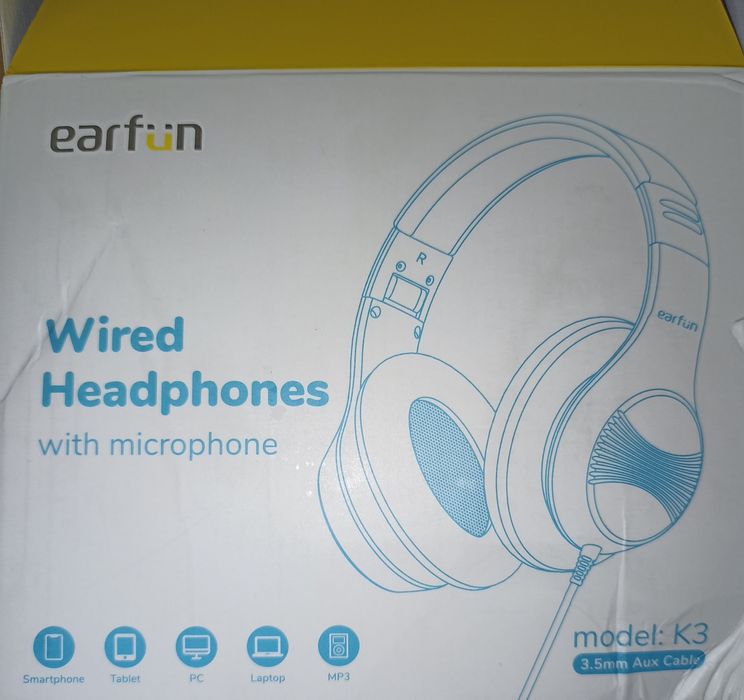 Детские наушники EarFun K3 проводные