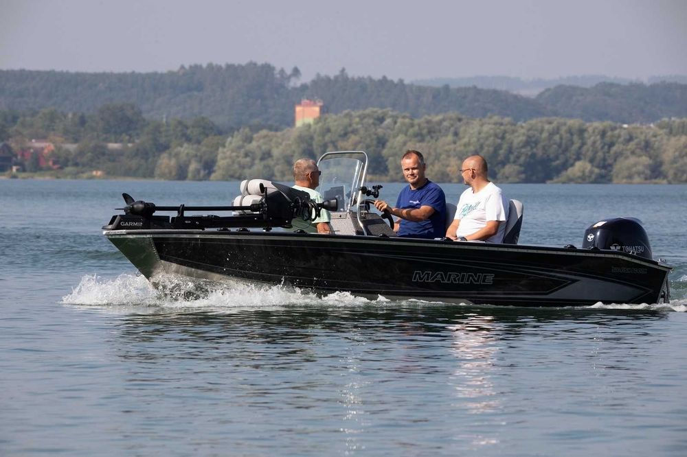 Łódź Aluminiowa Motorowa Wędkarska Marine 500 Fish SC DLX Livewell
