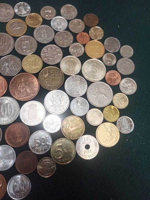 Набір монет світу 100 шт. - без повторів / набір №35