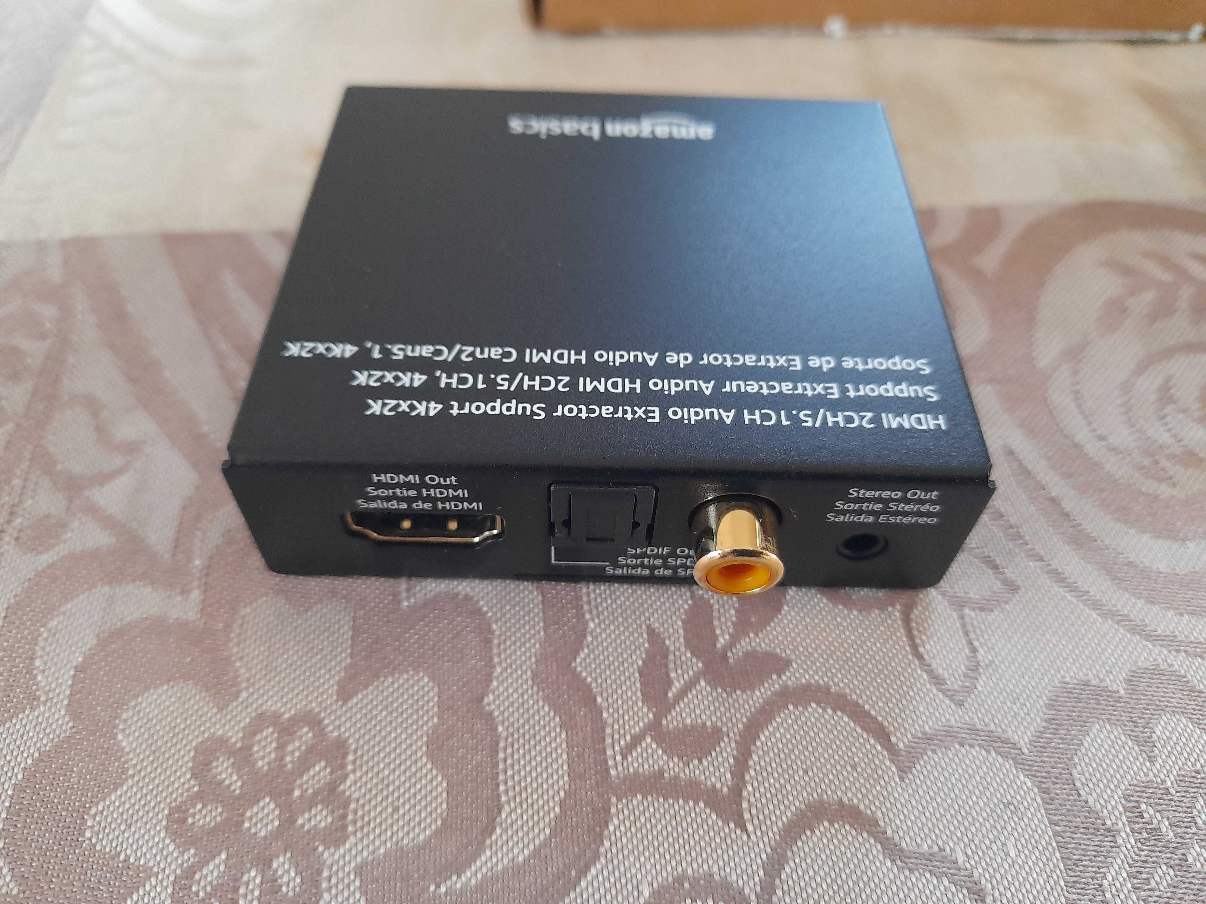 Amazon Basics 4K HDMI do HDMI i Audio  Extractor Converter