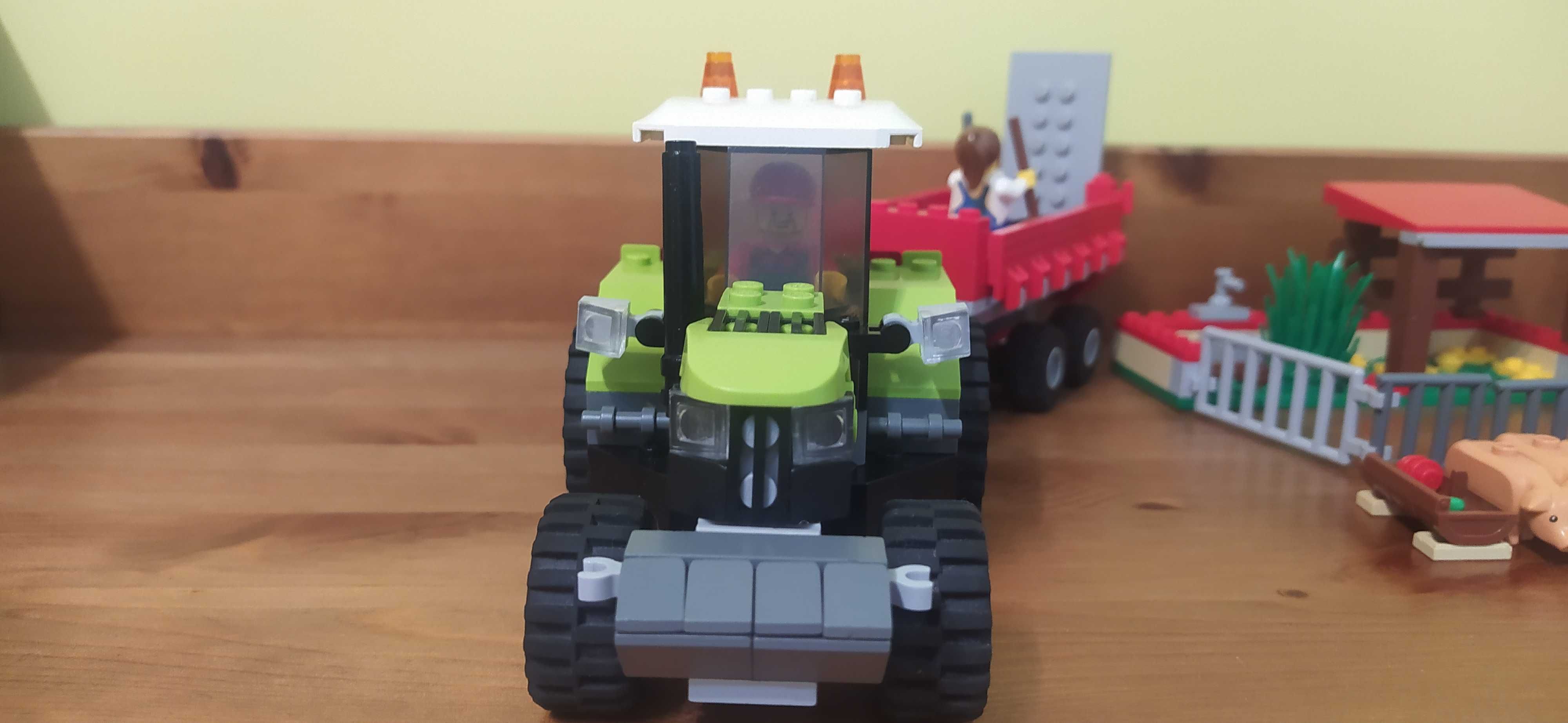 Zielny traktor lego 7684