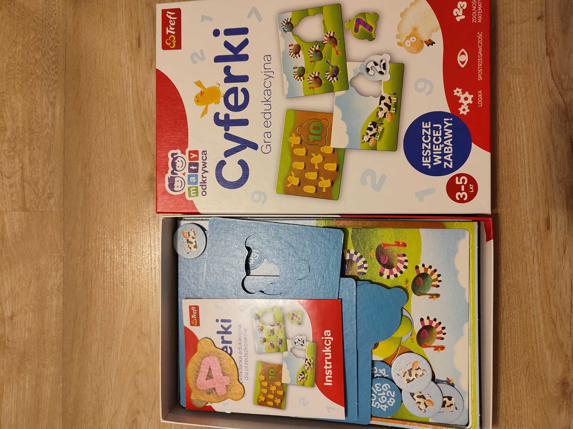 Gry edukacyjne dla dzieci mały odkrywca trefl cena za zestaw okazja