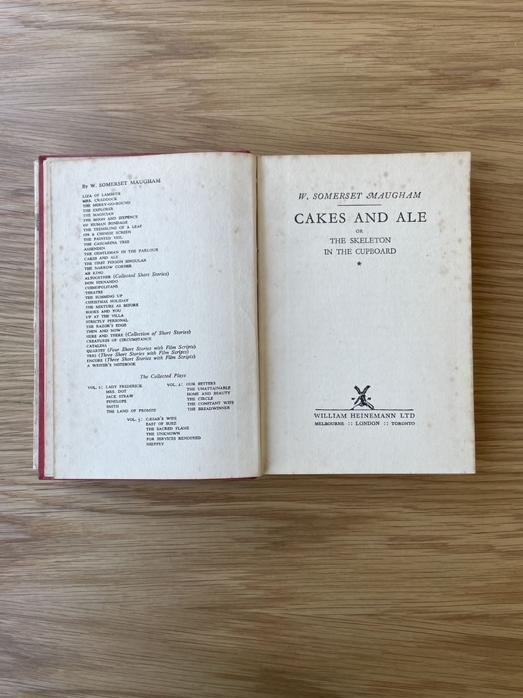 Cakes and Ale - William Somerset Maugham